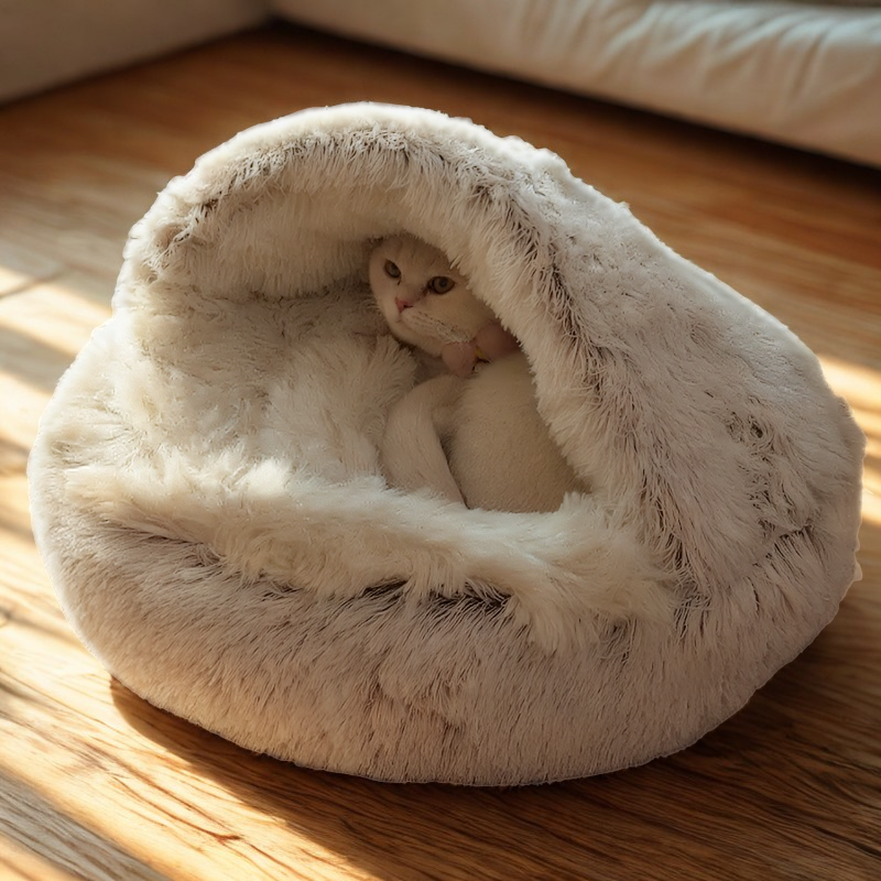 Loefpets CozyCave™ – Het Bed dat Angstige Huisdieren Meteen Tot Rust Brengt