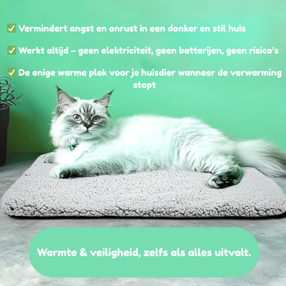 WarmEase – Zelfverwarmende Huisdiermat Zonder Stroom
