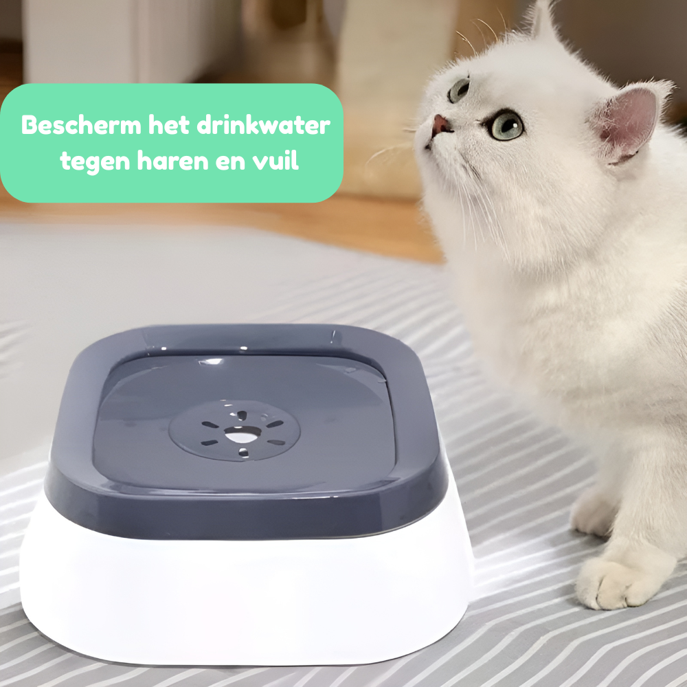 SplashGuard- Anti-Mors Drinkbak Tegen Natte Vloeren