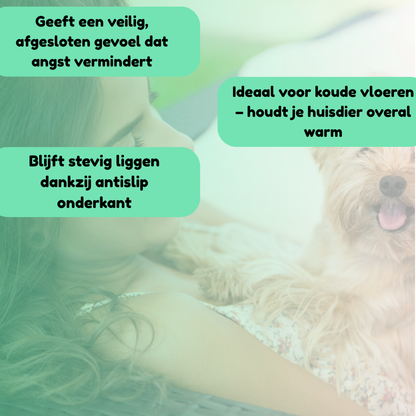 Loefpets CozyCave™ – Het Bed dat Angstige Huisdieren Meteen Tot Rust Brengt