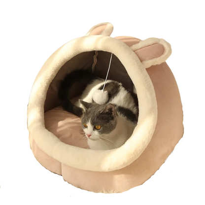 Loefpets - Kattenhuisje met Speelballetje