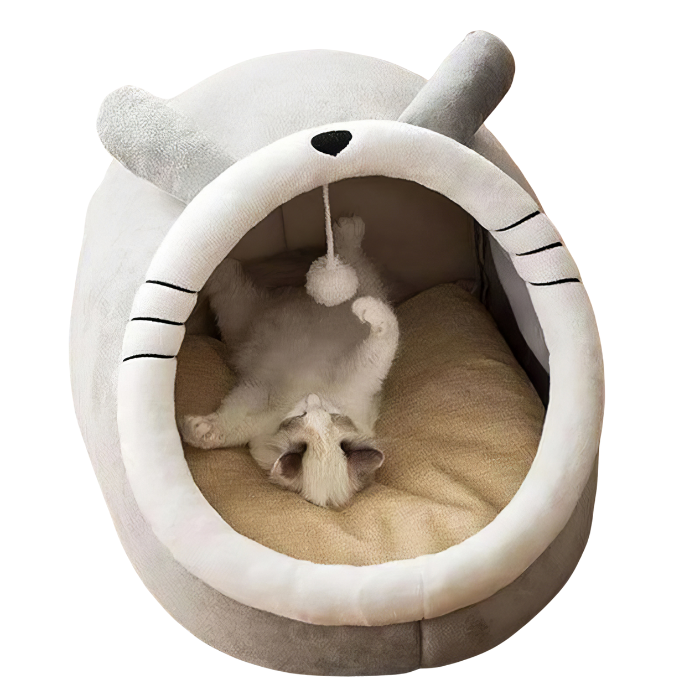 Loefpets - Kattenhuisje met Speelballetje