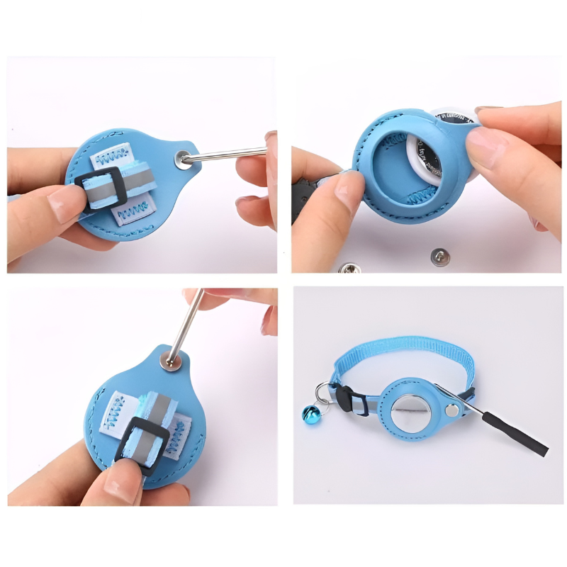 Loefpets - Reflecterende AirTag Halsband