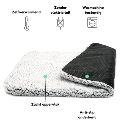 WarmEase – Zelfverwarmende Huisdiermat Zonder Stroom